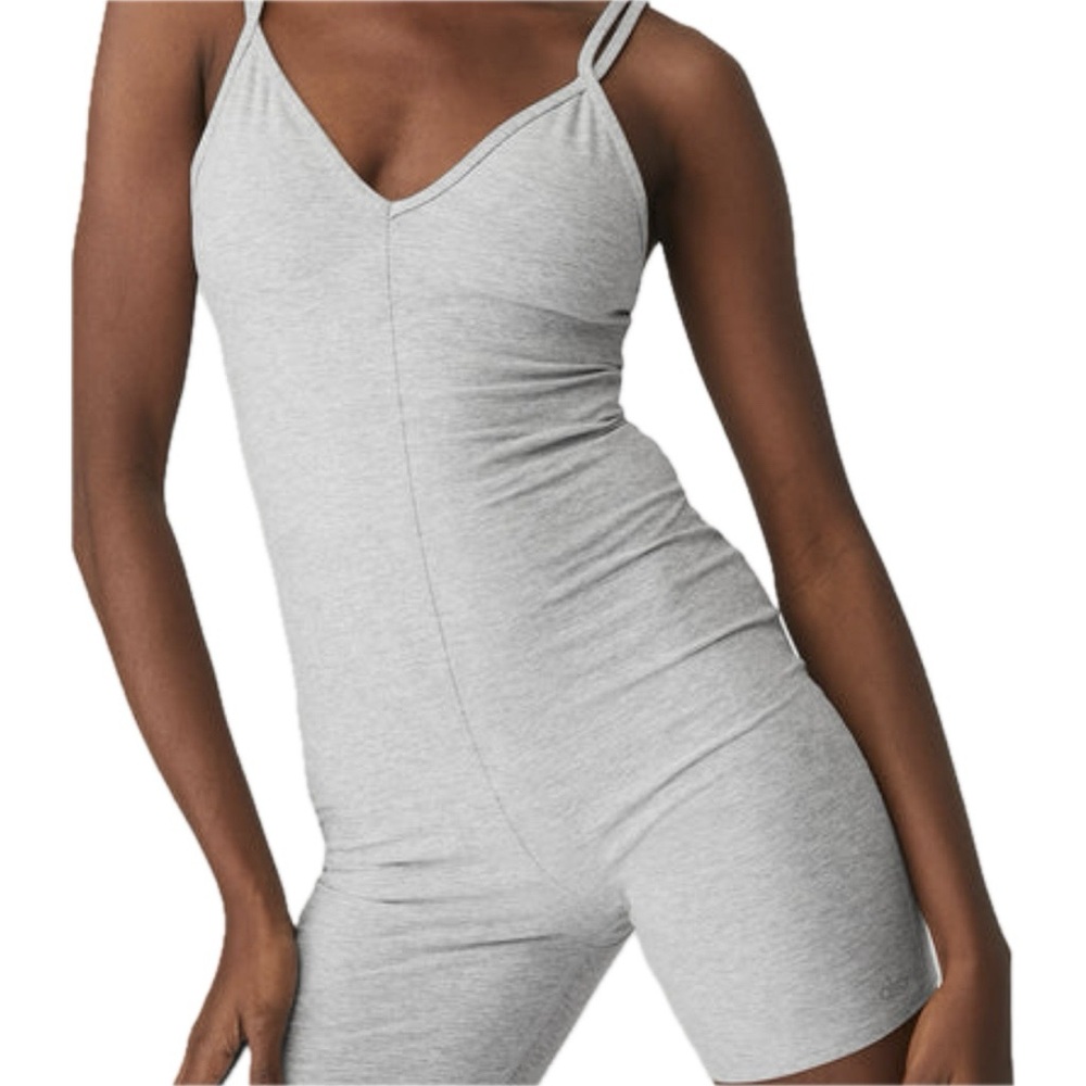 Alo Suns Out Onesie in Athletic Heather Grey